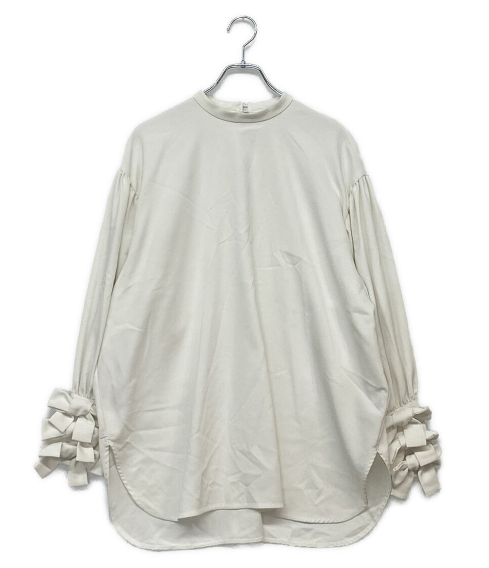 shirocon yori シロコン ヨリ リボンカフスブラウス 長袖 SC2221-013SP-2 レディース SIZE 38