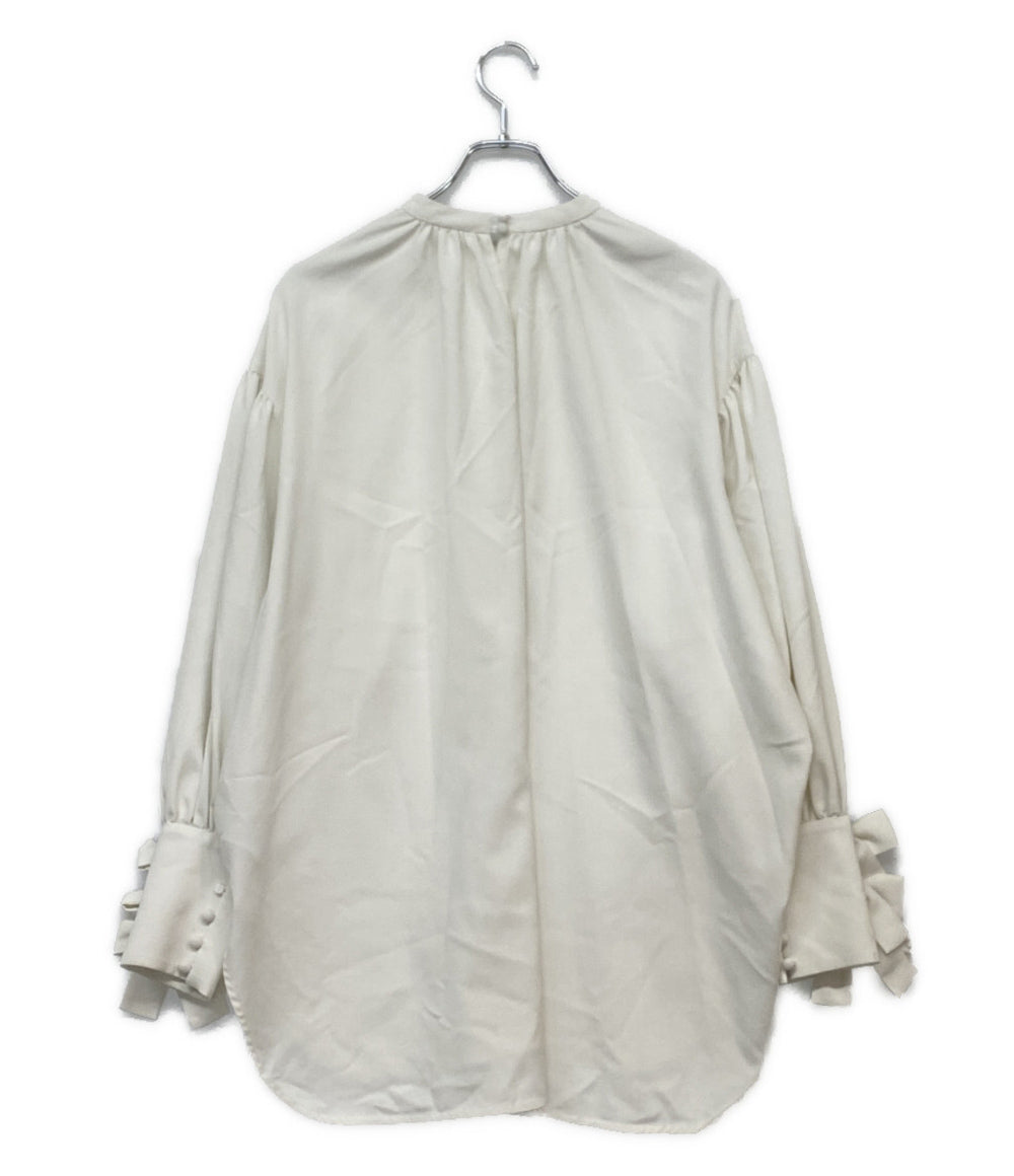 shirocon yori シロコン ヨリ リボンカフスブラウス 長袖 SC2221-013SP-2 レディース SIZE 38