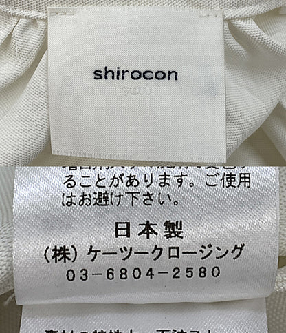 shirocon yori シロコン ヨリ リボンカフスブラウス 長袖 SC2221-013SP-2 レディース SIZE 38