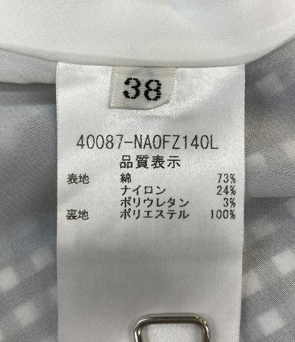 美品 foxey new york ノースリーブワンピース ギンガムチェック レディース SIZE 38 フォクシー ニューヨーク