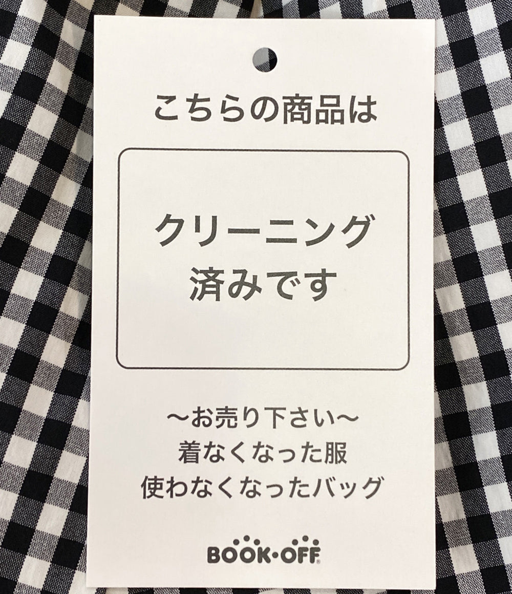 美品 foxey new york ノースリーブワンピース ギンガムチェック レディース SIZE 38 フォクシー ニューヨーク