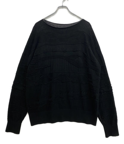 SULVAM 長袖ニット ブラック S0-K09-870 メンズ SIZE M サルバム