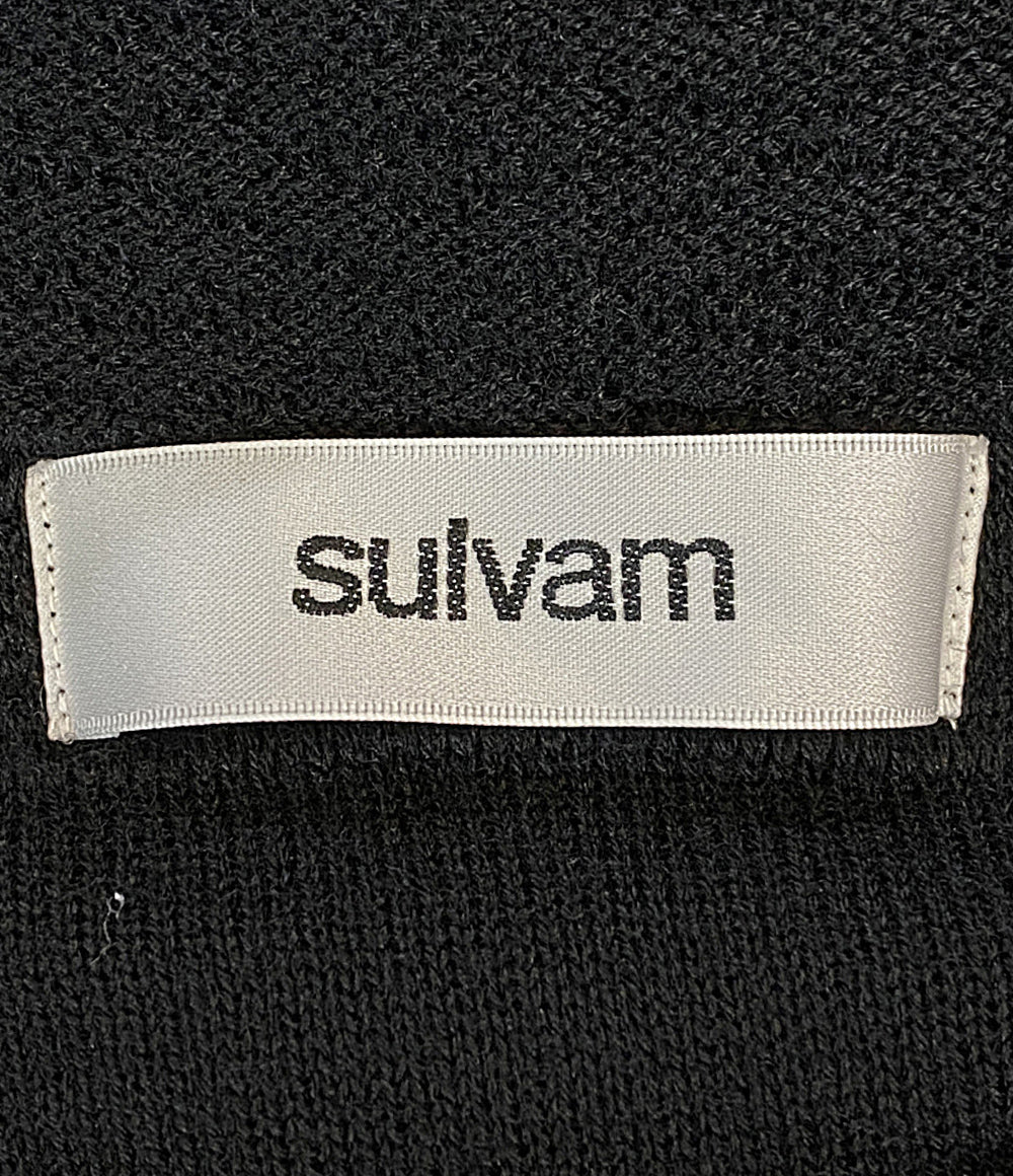 SULVAM 長袖ニット ブラック S0-K09-870 メンズ SIZE M サルバム