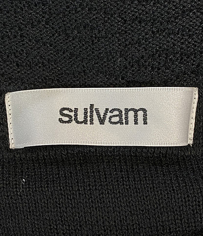 SULVAM 長袖ニット ブラック S0-K09-870 メンズ SIZE M サルバム