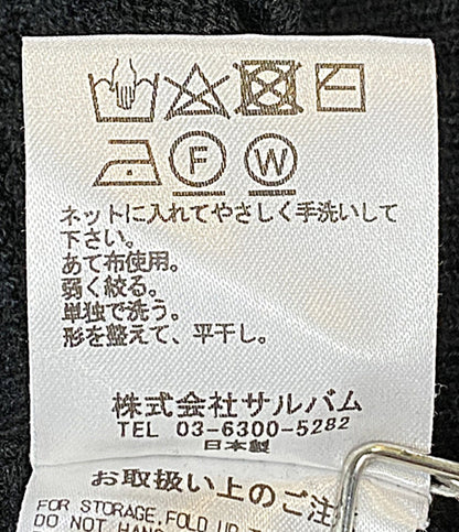 SULVAM 長袖ニット ブラック S0-K09-870 メンズ SIZE M サルバム