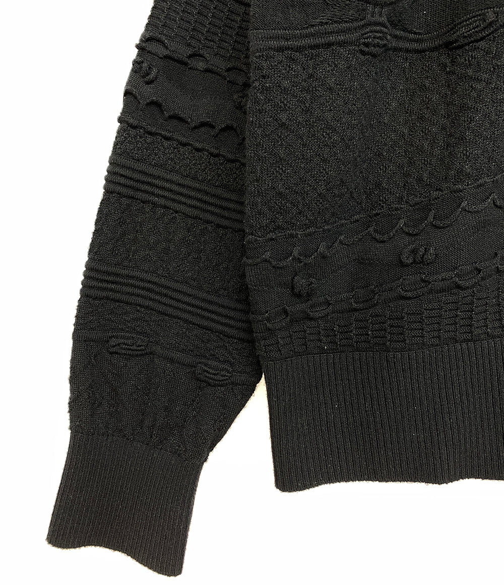 SULVAM 長袖ニット ブラック S0-K09-870 メンズ SIZE M サルバム