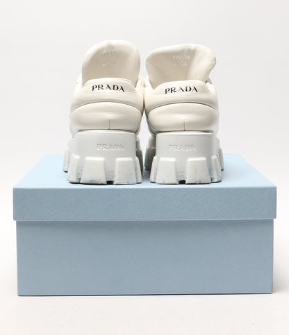 プラダ  スニーカー モノリスパテッドナッパレザー      レディース SIZE 38  PRADA