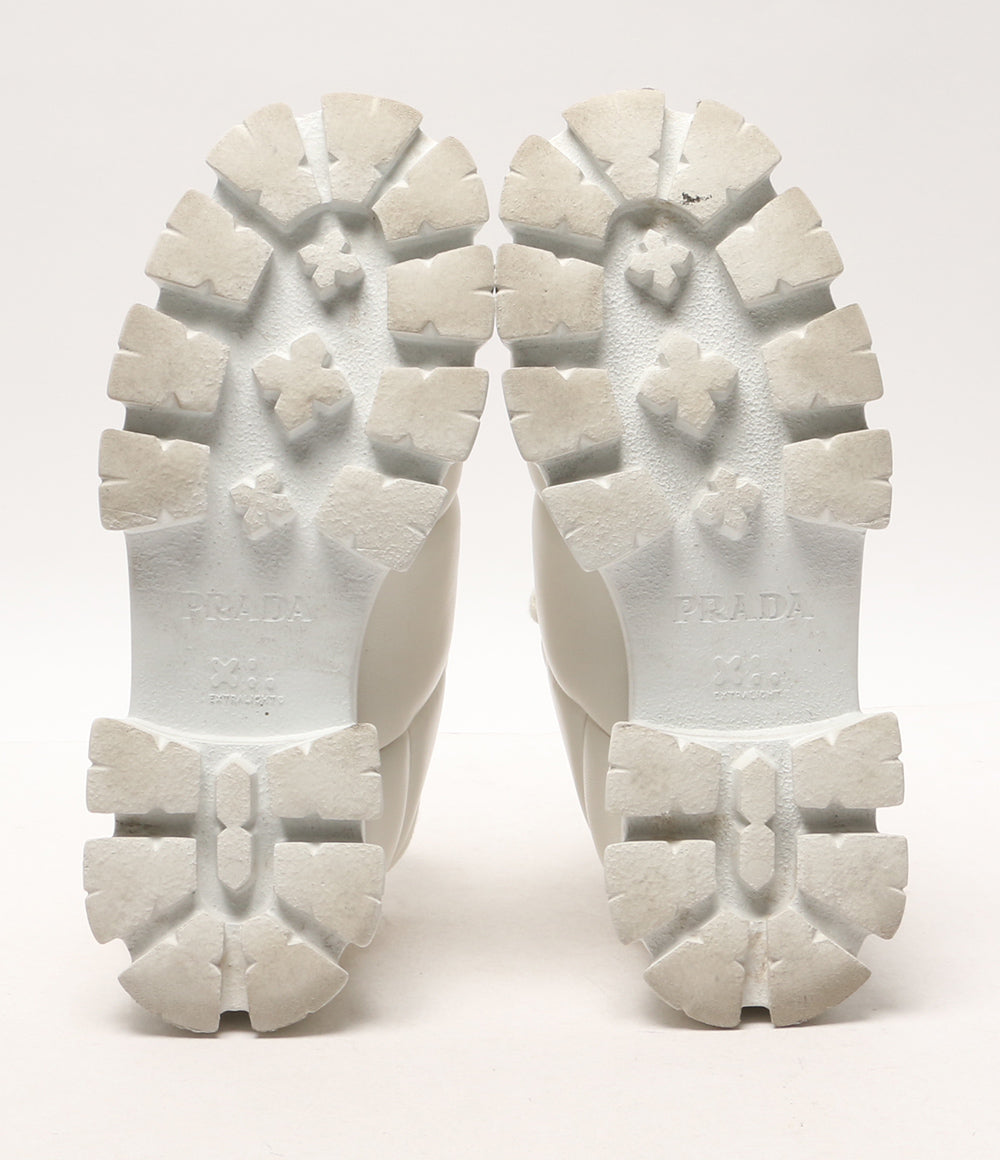 プラダ  スニーカー モノリスパテッドナッパレザー      レディース SIZE 38  PRADA