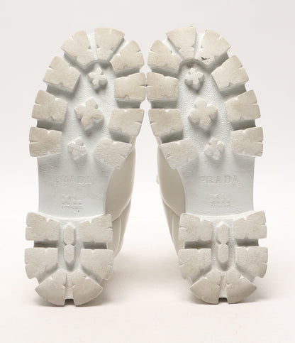 プラダ  スニーカー モノリスパテッドナッパレザー      レディース SIZE 38  PRADA