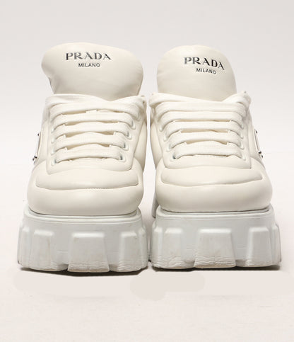 プラダ  スニーカー モノリスパテッドナッパレザー      レディース SIZE 38  PRADA