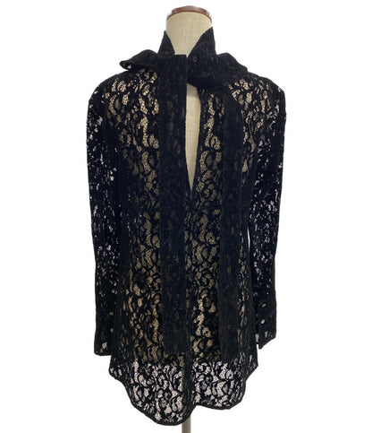 美品 FETICO フェティコ レースボウタイカットソー FTC234-0102 レディース SIZE 1