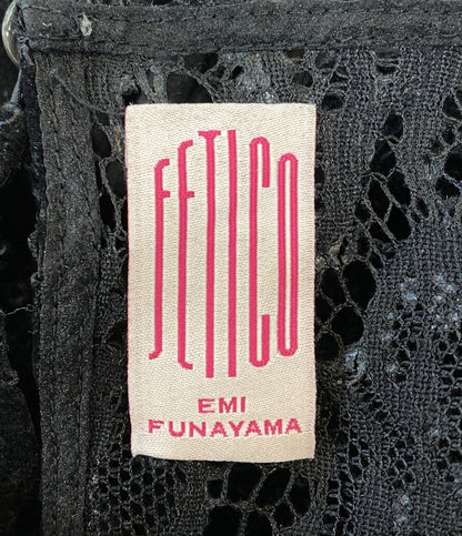 美品 FETICO フェティコ レースボウタイカットソー FTC234-0102 レディース SIZE 1
