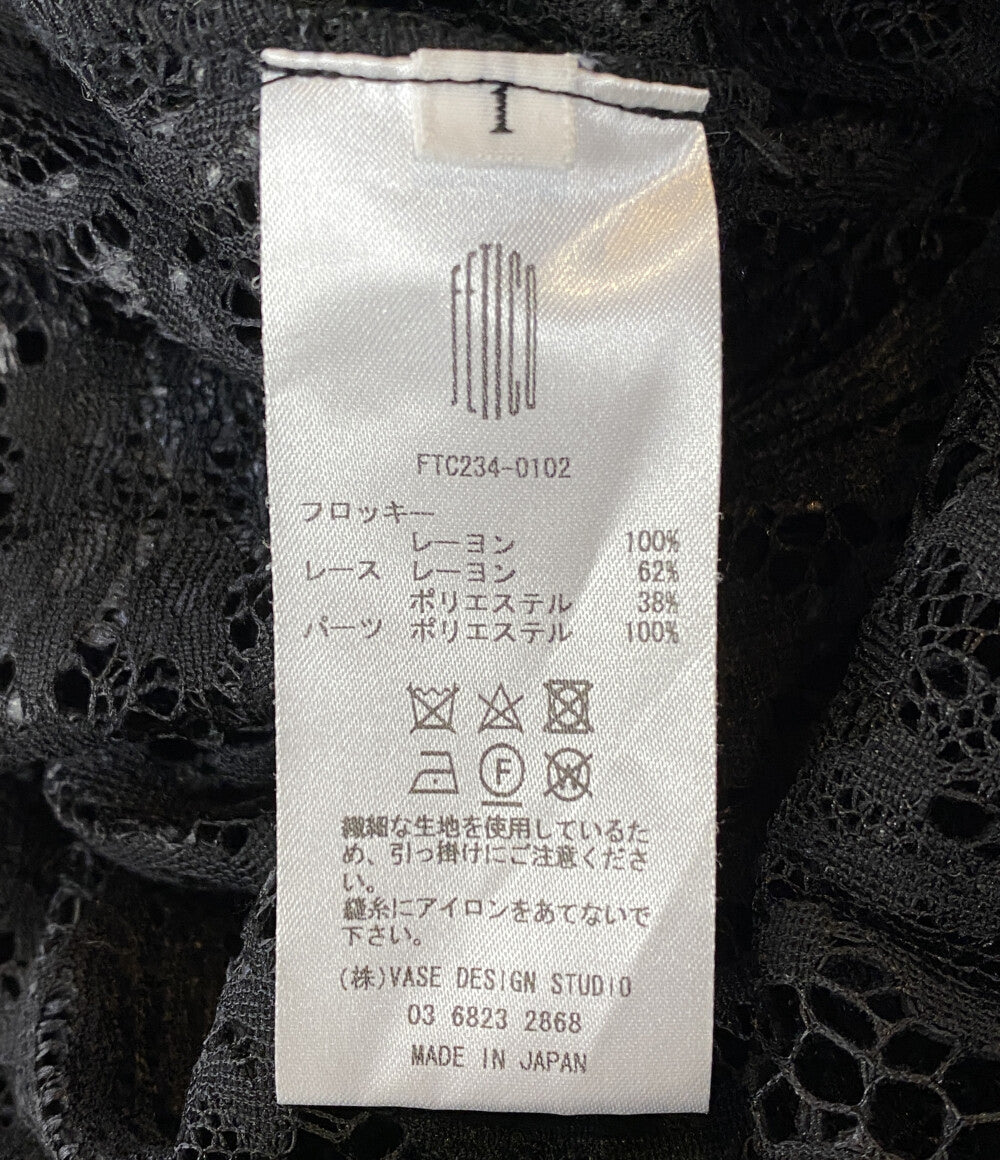 美品 FETICO フェティコ レースボウタイカットソー FTC234-0102 レディース SIZE 1