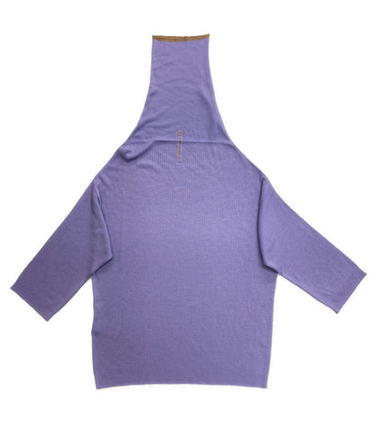 美品 JOHN SMEDLEY×Y's ジョン スメドレー 長袖ニット cosmic violet YR-K02-950-2 レディース SIZE - ワイズ