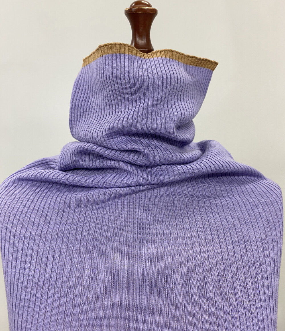 美品 JOHN SMEDLEY×Y's ジョン スメドレー 長袖ニット cosmic violet YR-K02-950-2 レディース SIZE - ワイズ