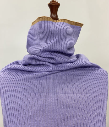 美品 JOHN SMEDLEY×Y's ジョン スメドレー 長袖ニット cosmic violet YR-K02-950-2 レディース SIZE - ワイズ