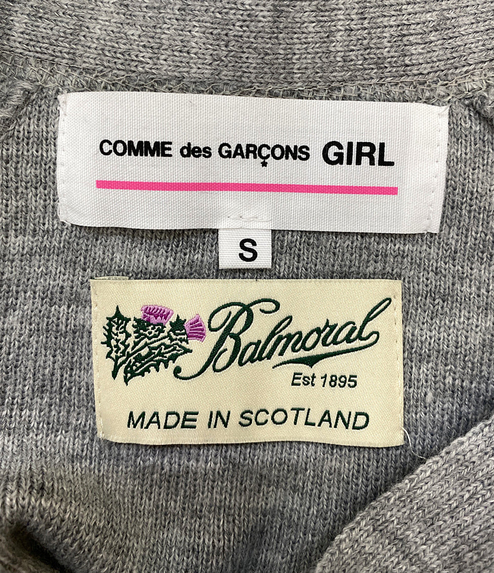 コムデギャルソンガール 長袖カーディガン Vネック NA-N012 レディース SIZE S COMME des GARCONS GIRL