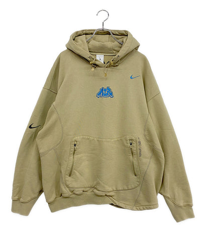 ナイキ オフホワイト スウェットパーカー ベージュ メンズ SIZE XL NIKE×OFF-WHITE