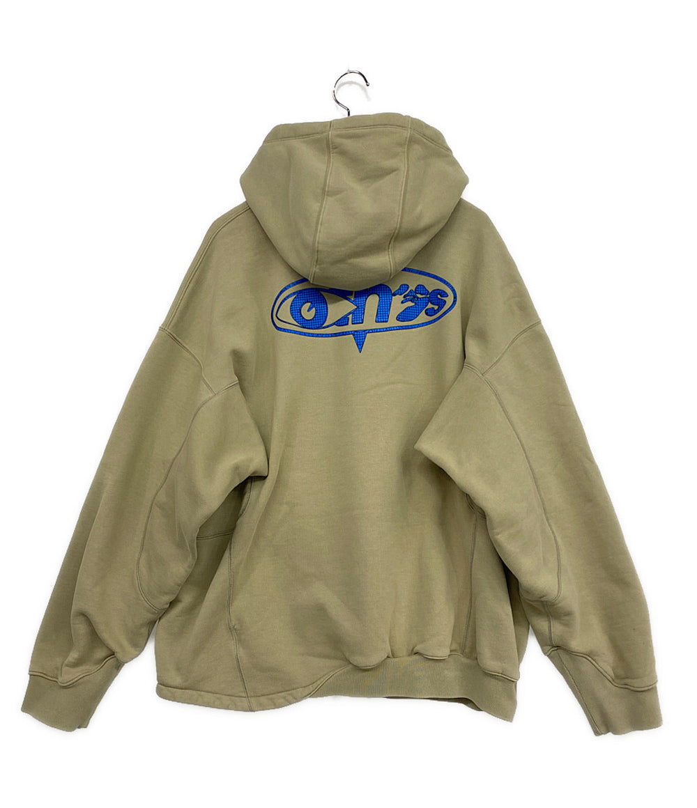 ナイキ オフホワイト スウェットパーカー ベージュ メンズ SIZE XL NIKE×OFF-WHITE