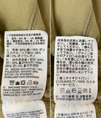 ナイキ オフホワイト スウェットパーカー ベージュ メンズ SIZE XL NIKE×OFF-WHITE