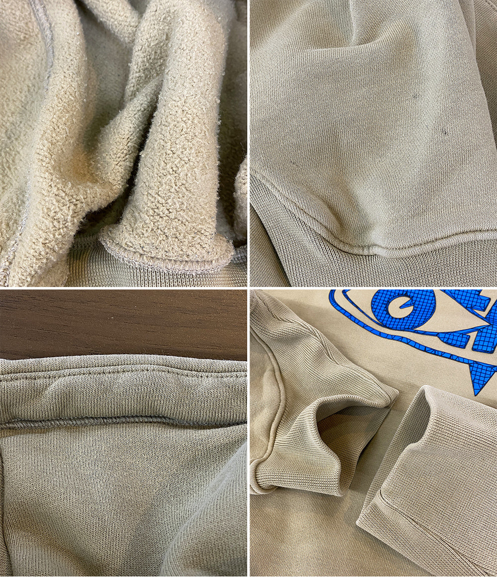 ナイキ オフホワイト スウェットパーカー ベージュ メンズ SIZE XL NIKE×OFF-WHITE