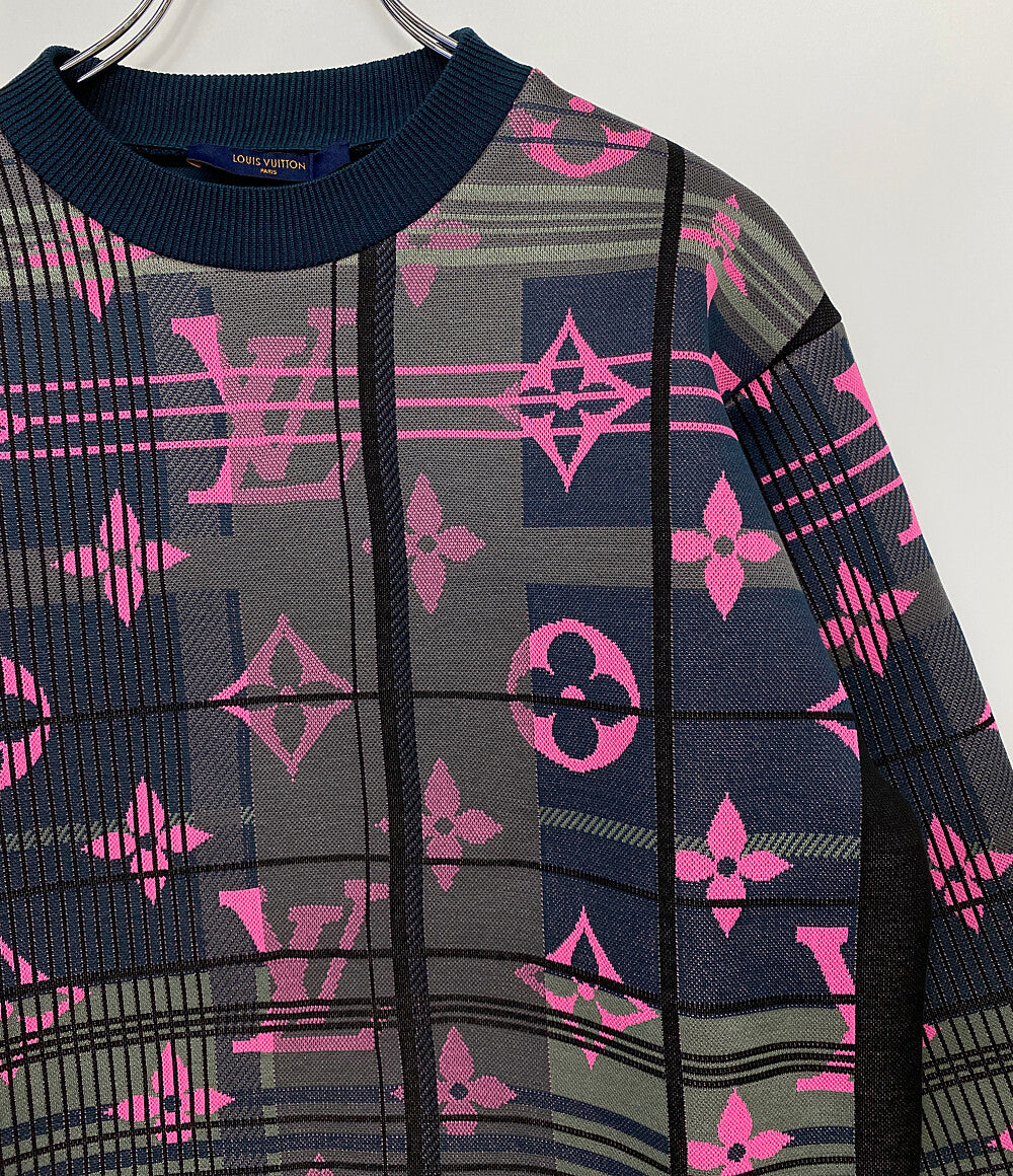 ルイヴィトン 美品 スウェットシャツ モノグラムジャガード HKY75WZRW       メンズ SIZE S  LOUIS VUITTON