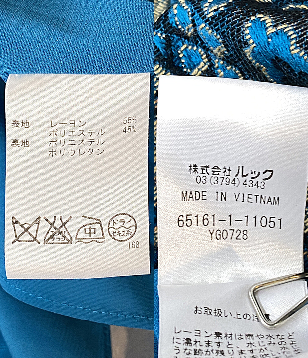 alice ＋ olivia ノースリーブワンピース ジャカードペイズリー 65161-1-11051 レディース SIZE 2 アリスアンドオリビア