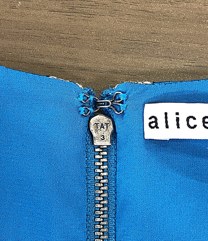 alice ＋ olivia ノースリーブワンピース ジャカードペイズリー 65161-1-11051 レディース SIZE 2 アリスアンドオリビア