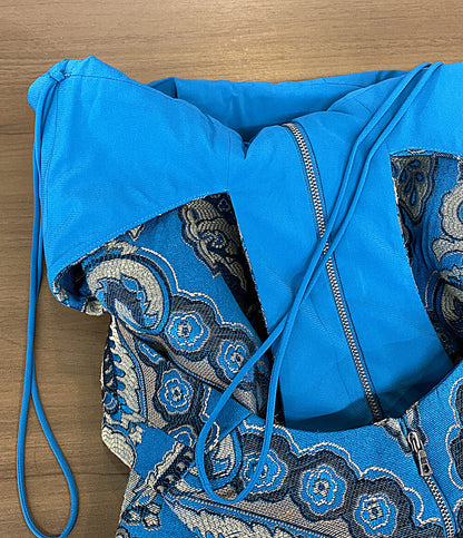 alice ＋ olivia ノースリーブワンピース ジャカードペイズリー 65161-1-11051 レディース SIZE 2 アリスアンドオリビア