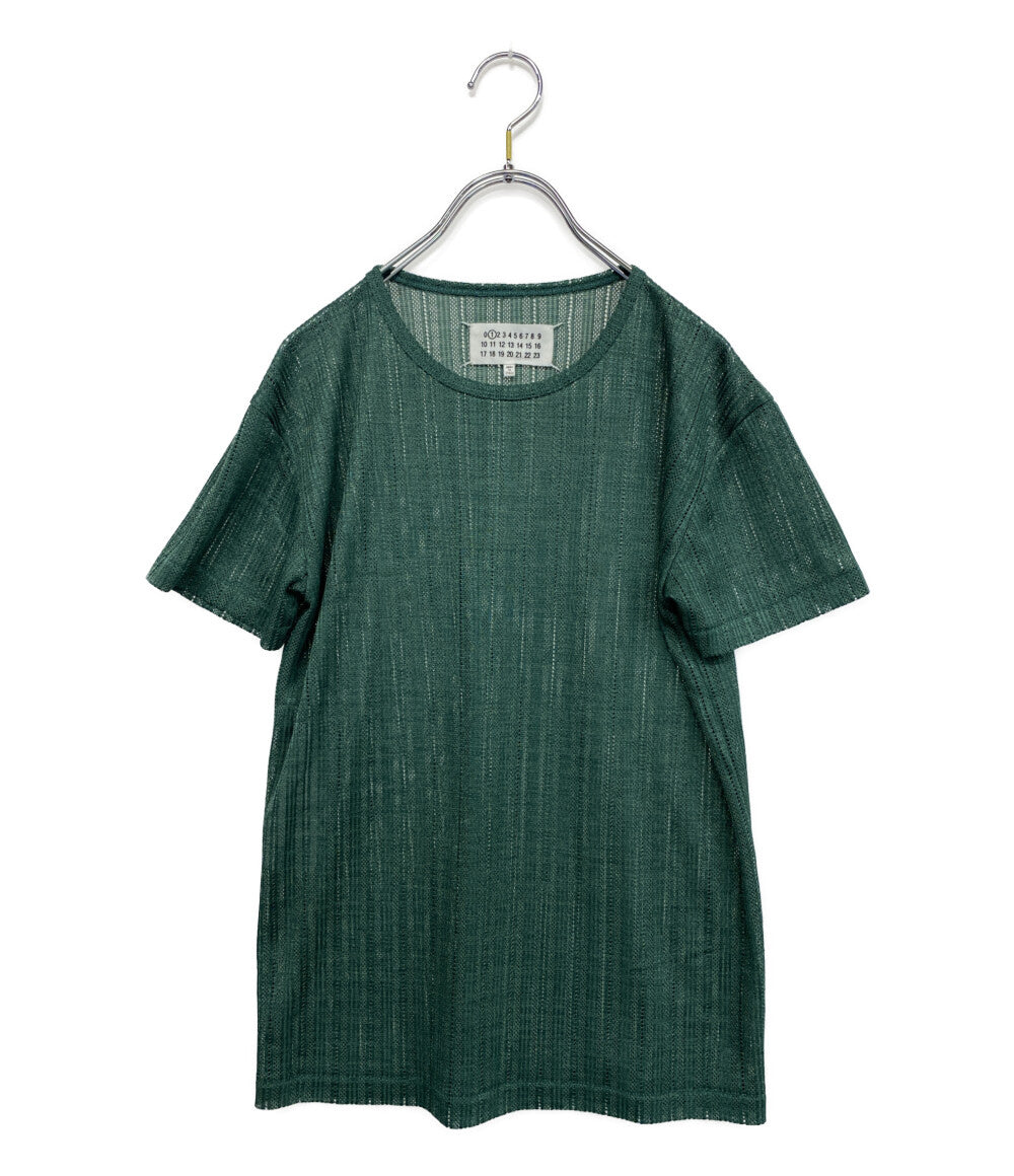 メゾンマルジェラ 美品 カットソー S51GC0498 メッシュ グリーン レディース SIZE XL Maison Margiela