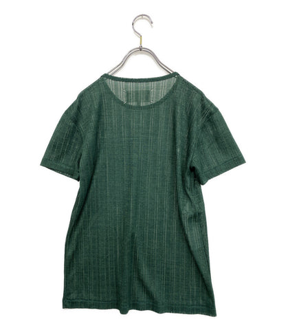 メゾンマルジェラ 美品 カットソー S51GC0498 メッシュ グリーン レディース SIZE XL Maison Margiela