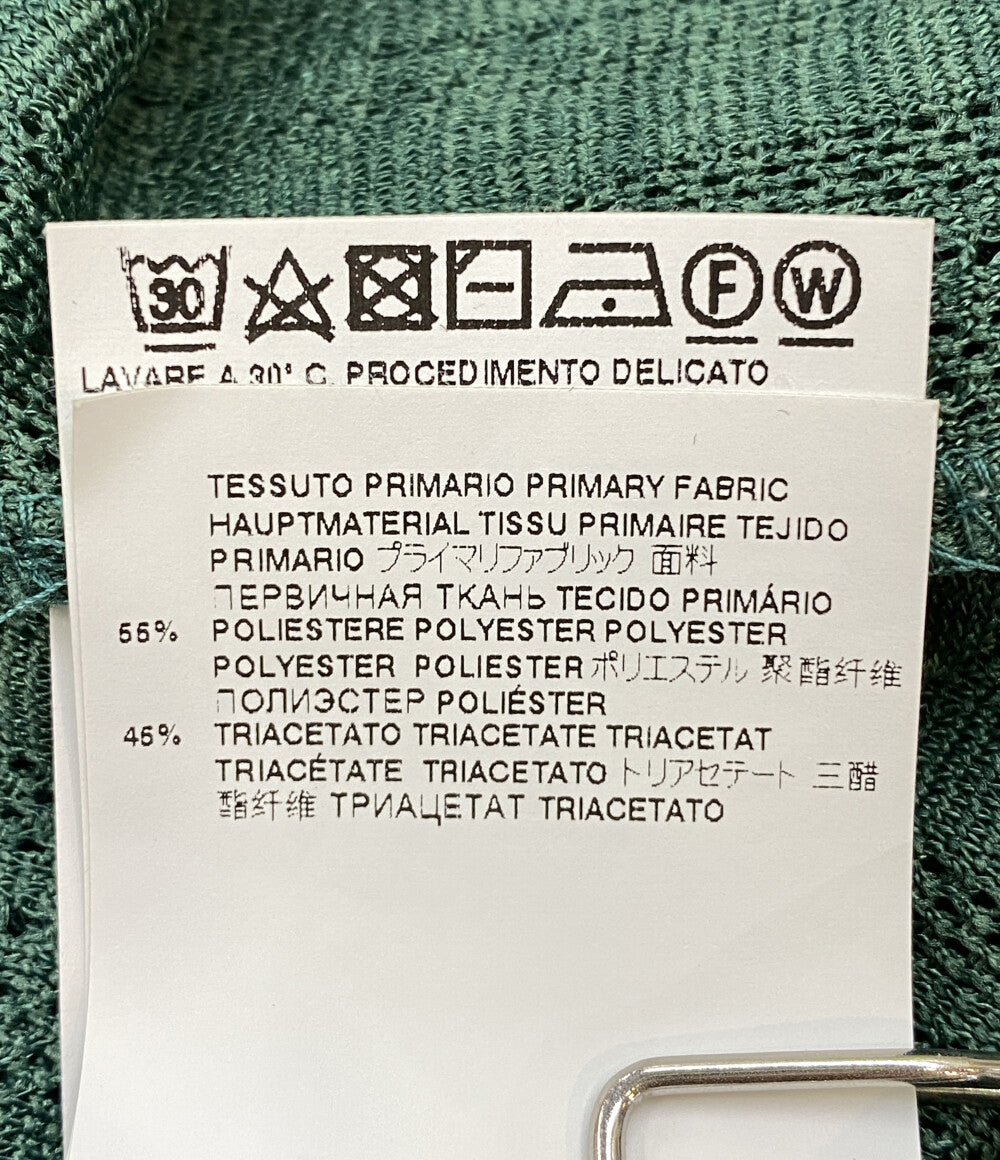 メゾンマルジェラ 美品 カットソー S51GC0498 メッシュ グリーン レディース SIZE XL Maison Margiela