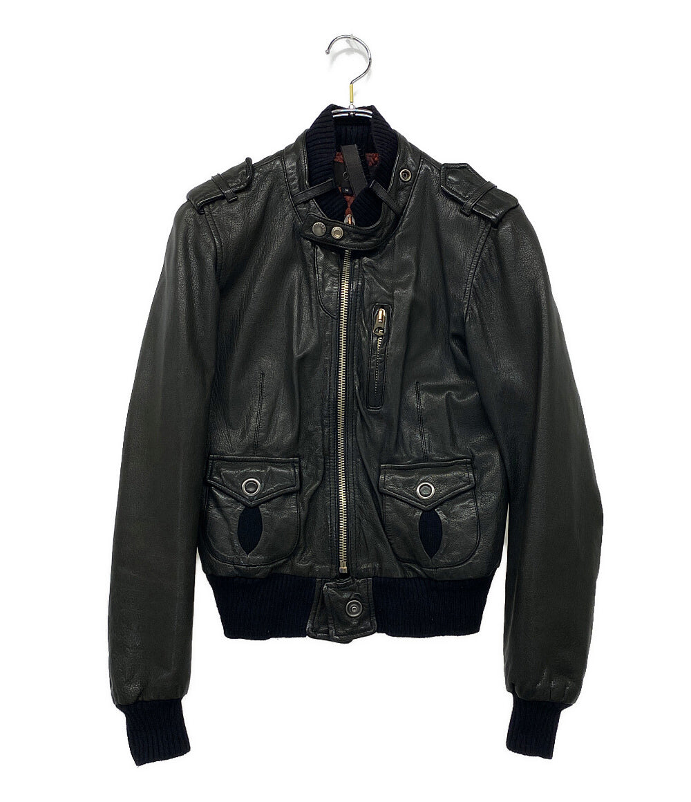 ブログデン レザージャケット 山羊革      レディース SIZE M  brogden