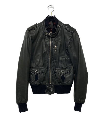 ブログデン レザージャケット 山羊革      レディース SIZE M  brogden