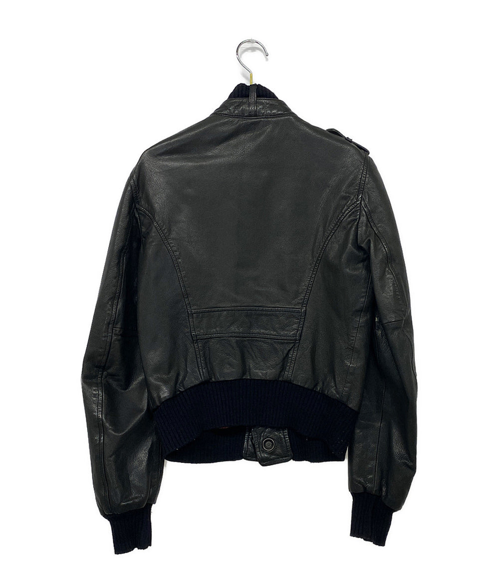 ブログデン レザージャケット 山羊革      レディース SIZE M  brogden