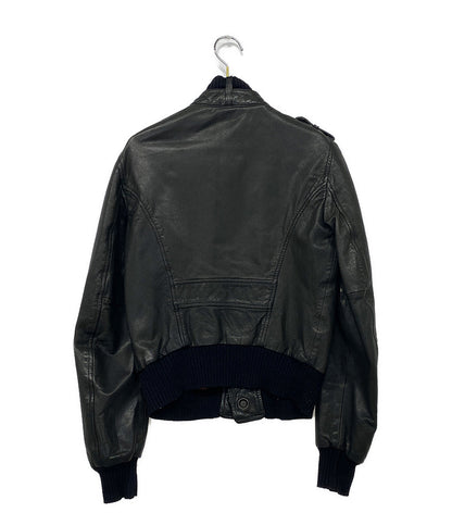 ブログデン レザージャケット 山羊革      レディース SIZE M  brogden