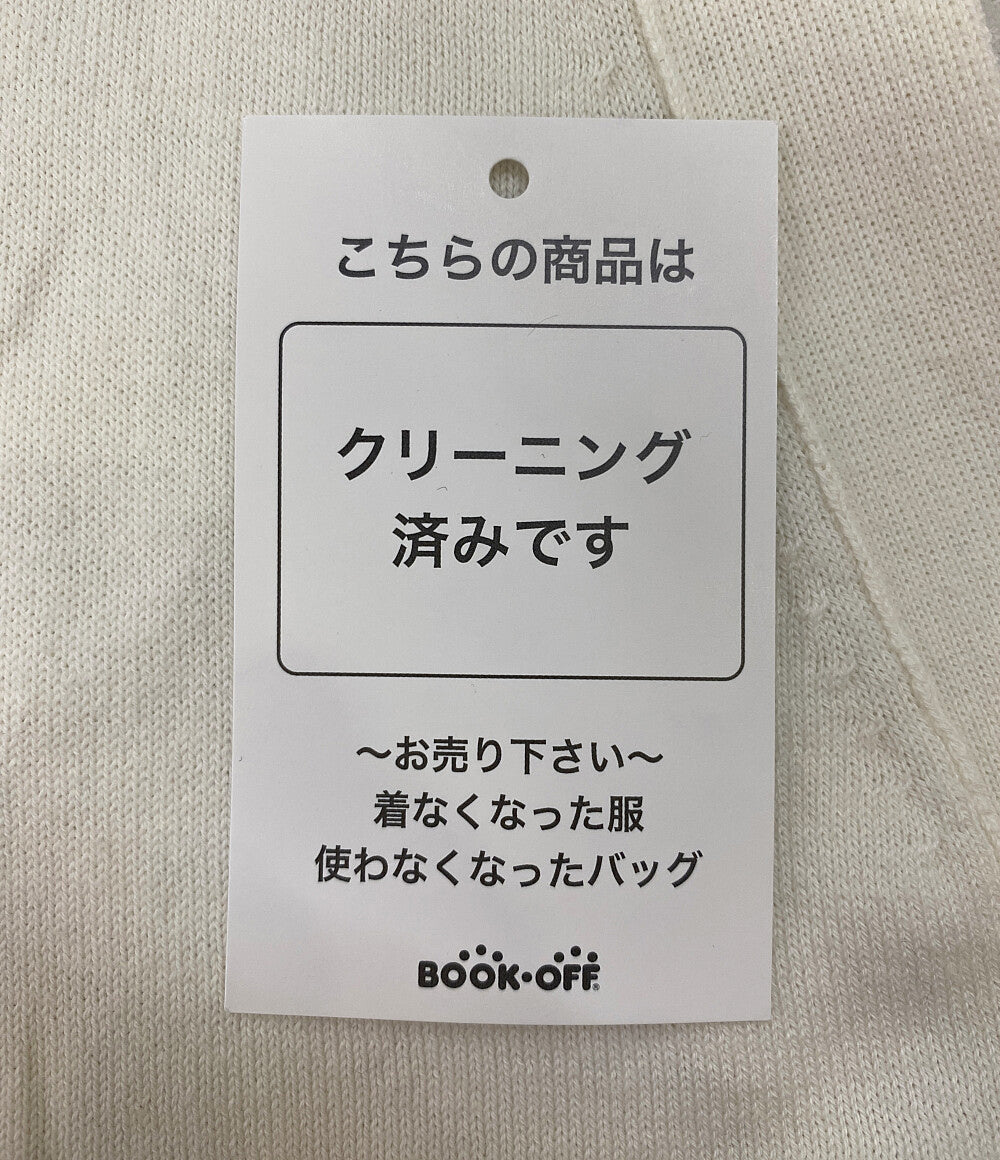 PATOU パトゥ 長袖カーディガン Vネック ホワイト 23SS レディース SIZE S