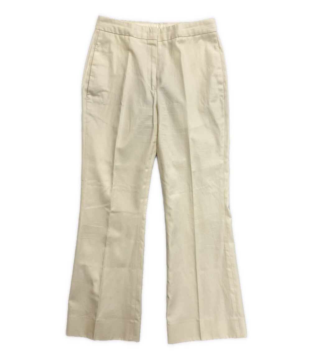 JILSANDER フレアパンツ アイボリー コットン100 JSCT301800WT24380L12 レディース SIZE 32 ジルサンダー