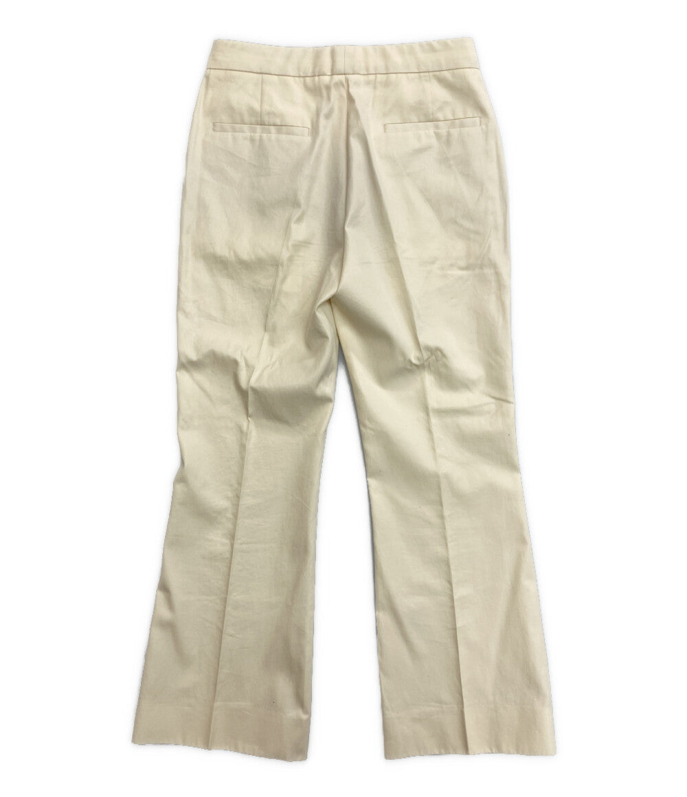 JILSANDER フレアパンツ アイボリー コットン100 JSCT301800WT24380L12 レディース SIZE 32 ジルサンダー