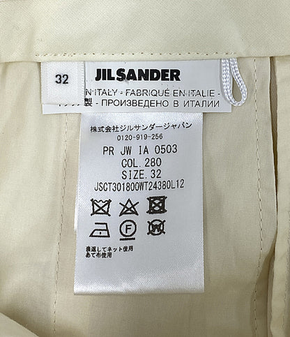 JILSANDER フレアパンツ アイボリー コットン100 JSCT301800WT24380L12 レディース SIZE 32 ジルサンダー