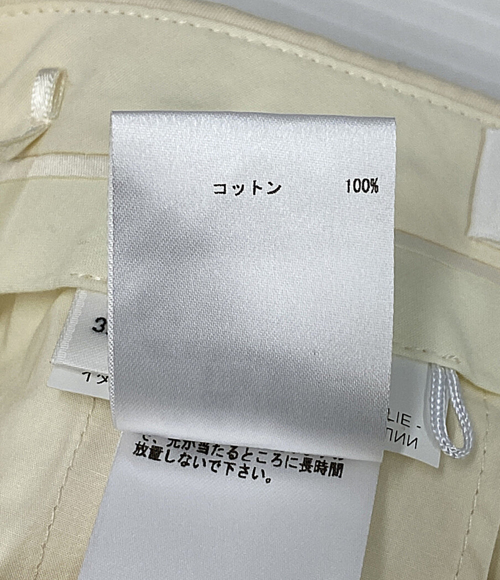 JILSANDER フレアパンツ アイボリー コットン100 JSCT301800WT24380L12 レディース SIZE 32 ジルサンダー
