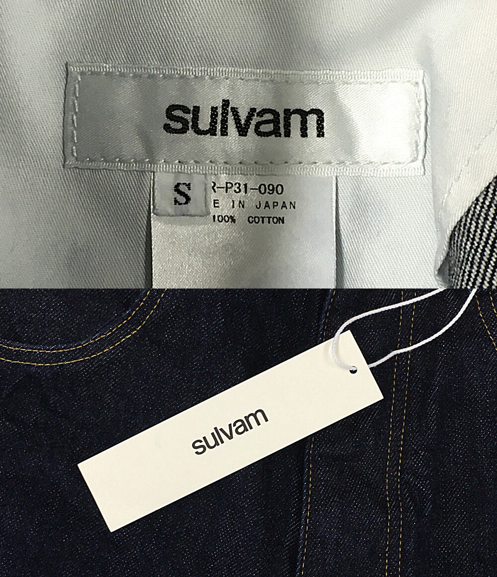 SULVAM デニムパンツ ダークインディゴ 23SS SR-P31-090 メンズ SIZE S サルバム