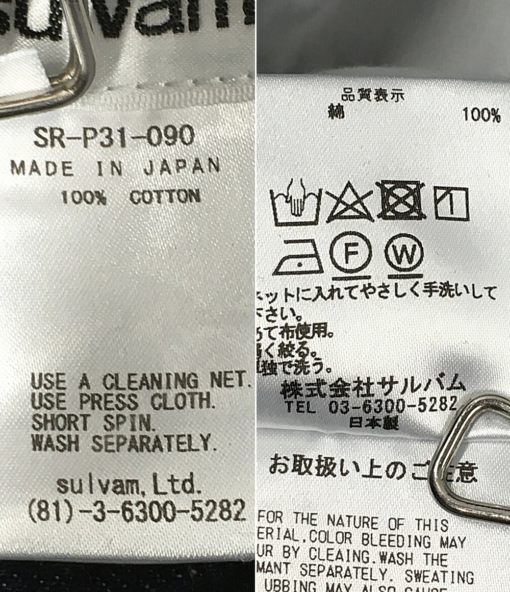 SULVAM デニムパンツ ダークインディゴ 23SS SR-P31-090 メンズ SIZE S サルバム