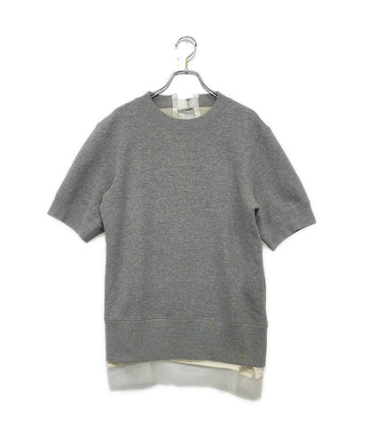 sacai 半袖スウェットシャツ ドッキング 20SS 20-04879 レディース SIZE 2 サカイ