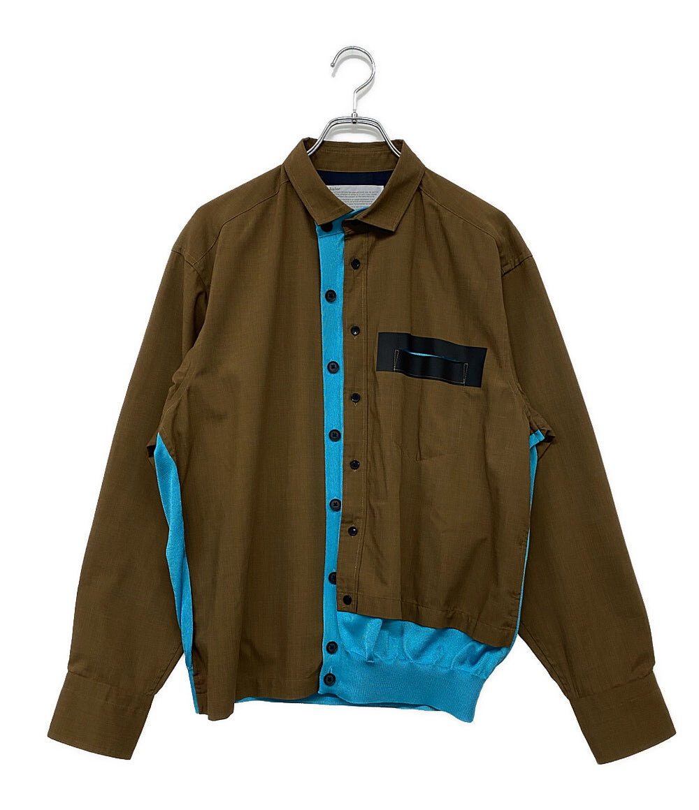 カラー 美品 長袖シャツ ドッキング 2021ss メンズ SIZE 2 kolor