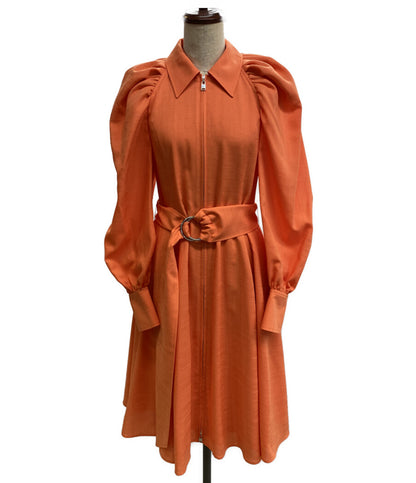 アディアム 美品 長袖ワンピース オレンジ     42220-AS00F02K レディース SIZE -  ADEAM