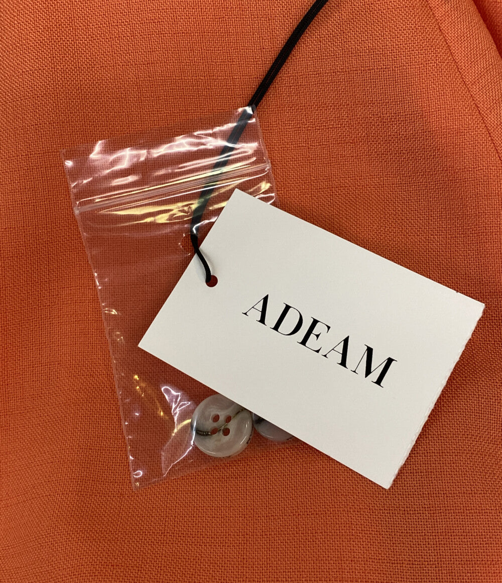 アディアム 美品 長袖ワンピース オレンジ     42220-AS00F02K レディース SIZE -  ADEAM