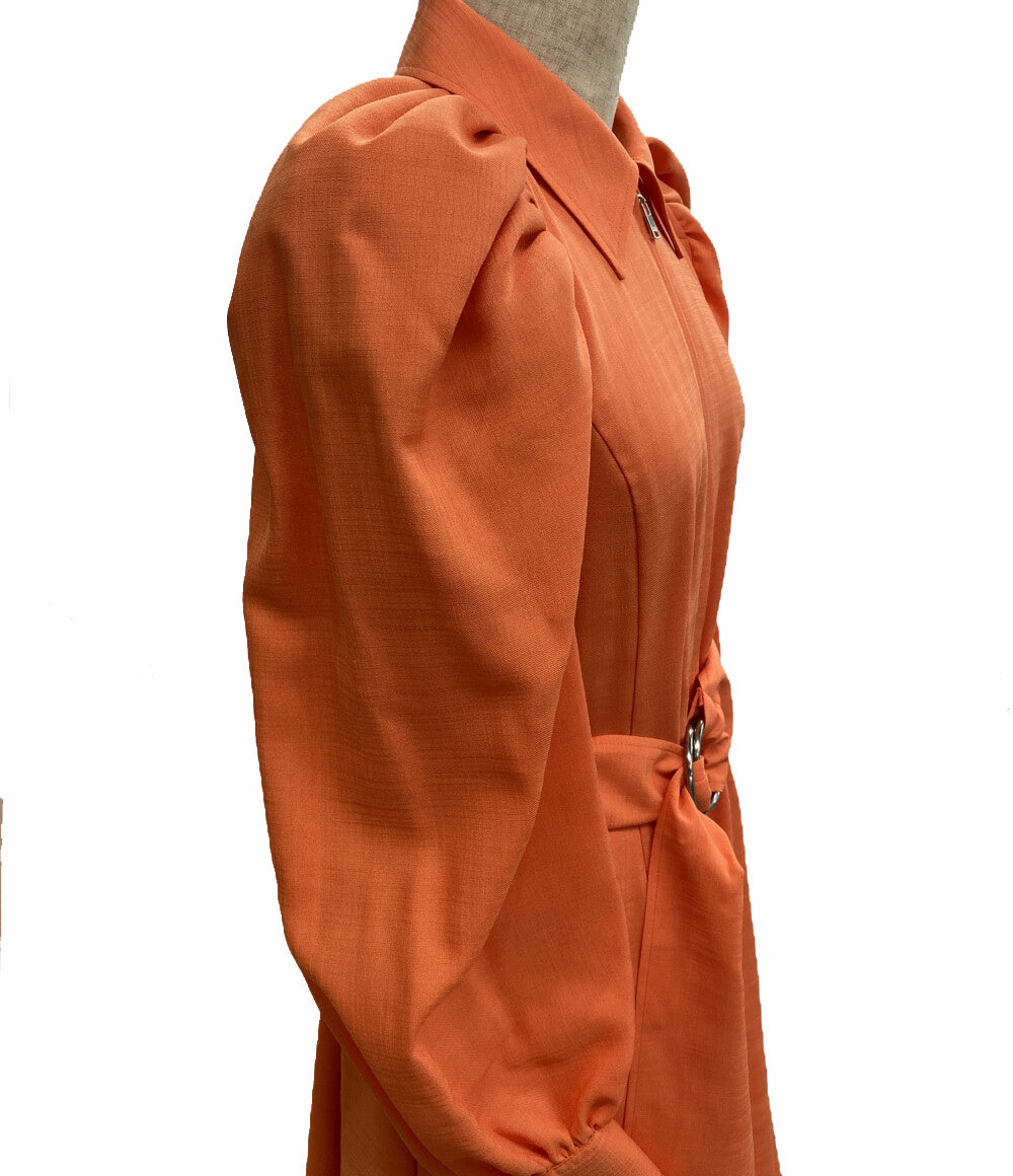 アディアム 美品 長袖ワンピース オレンジ     42220-AS00F02K レディース SIZE -  ADEAM