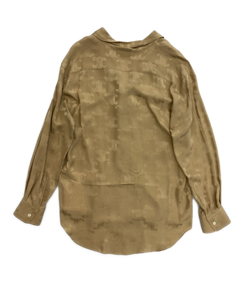 セリーヌ ブラウス トリオンフ エディ期 シルク100ボウタイブラウス レディース SIZE 38 CELINE