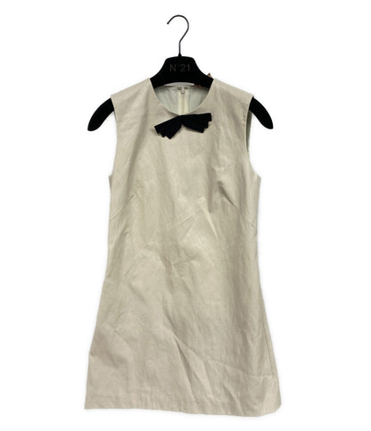 ヌメロヴェントゥーノ ワンピース フェイクレザー 24S-H043-2838 ノースリーブ レディース SIZE 40 N°21